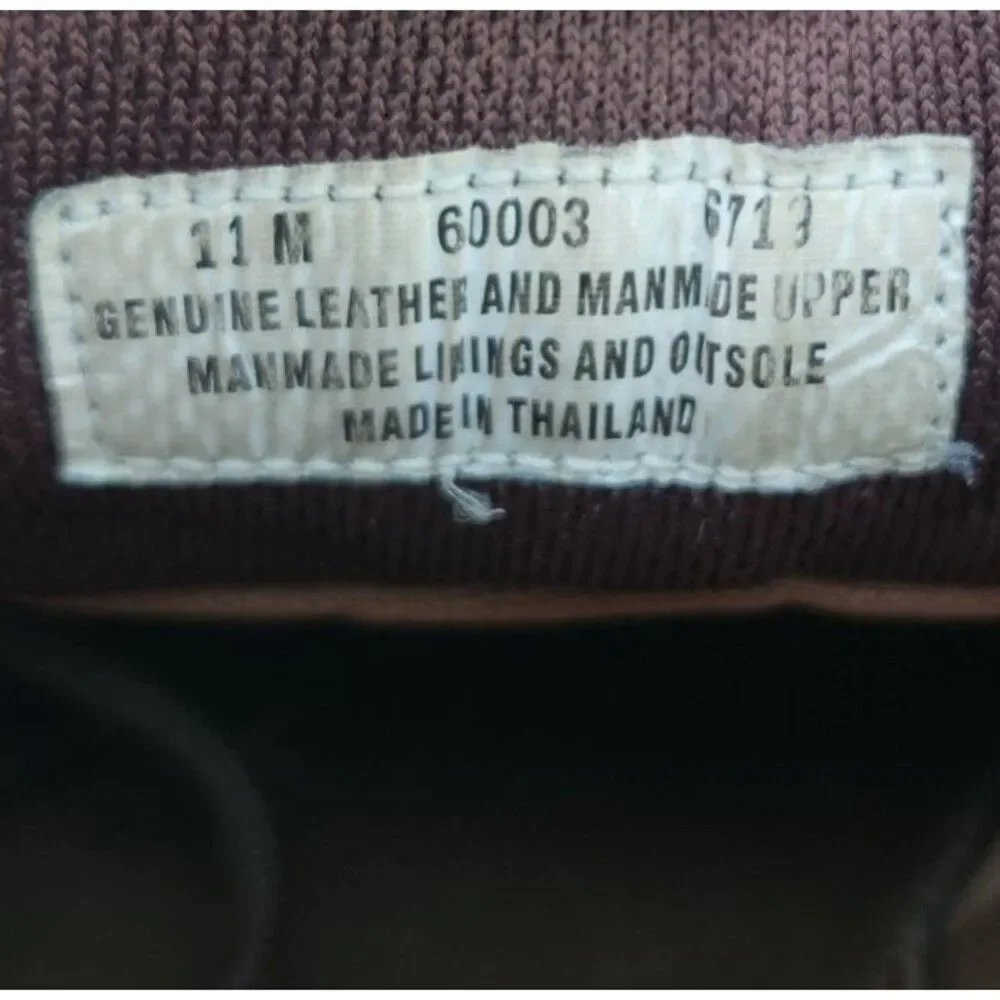 Timberland 60003 Lug Sole Oxfords Mens Sz 11 M Brown Leather Soft Toe Work Shoes